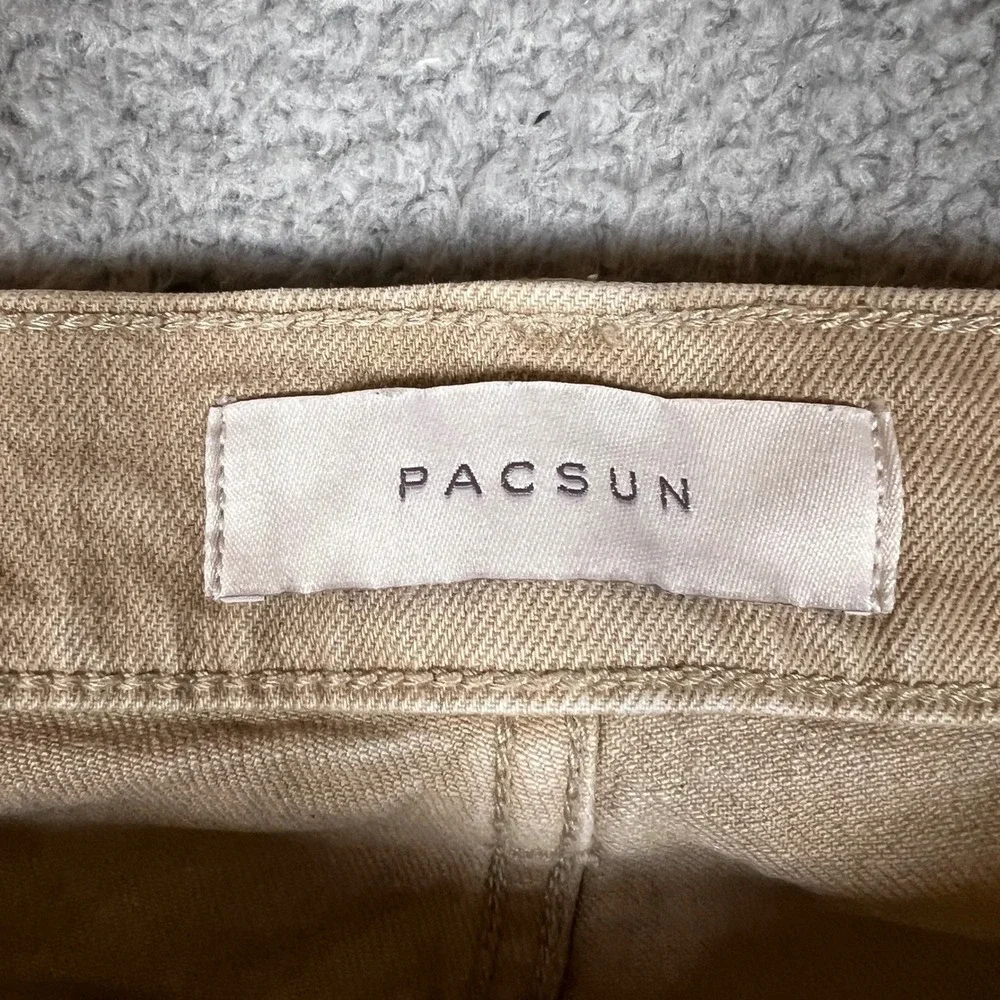 PacSun Slim‎ Jeans Mens 30x32 Tan Excellent Denim Pants Business Formal Casual